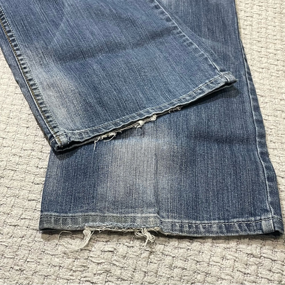 Adiktd Embroidered Pocket Denim Jeans Size 10/31 Western Cowgirl Bootcut - Picture 7 of 14